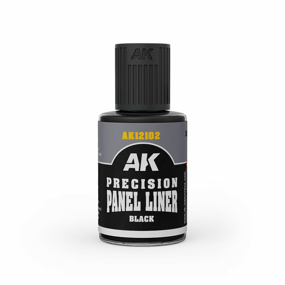 AK Interactive Precision Panel Liner Black Bottle