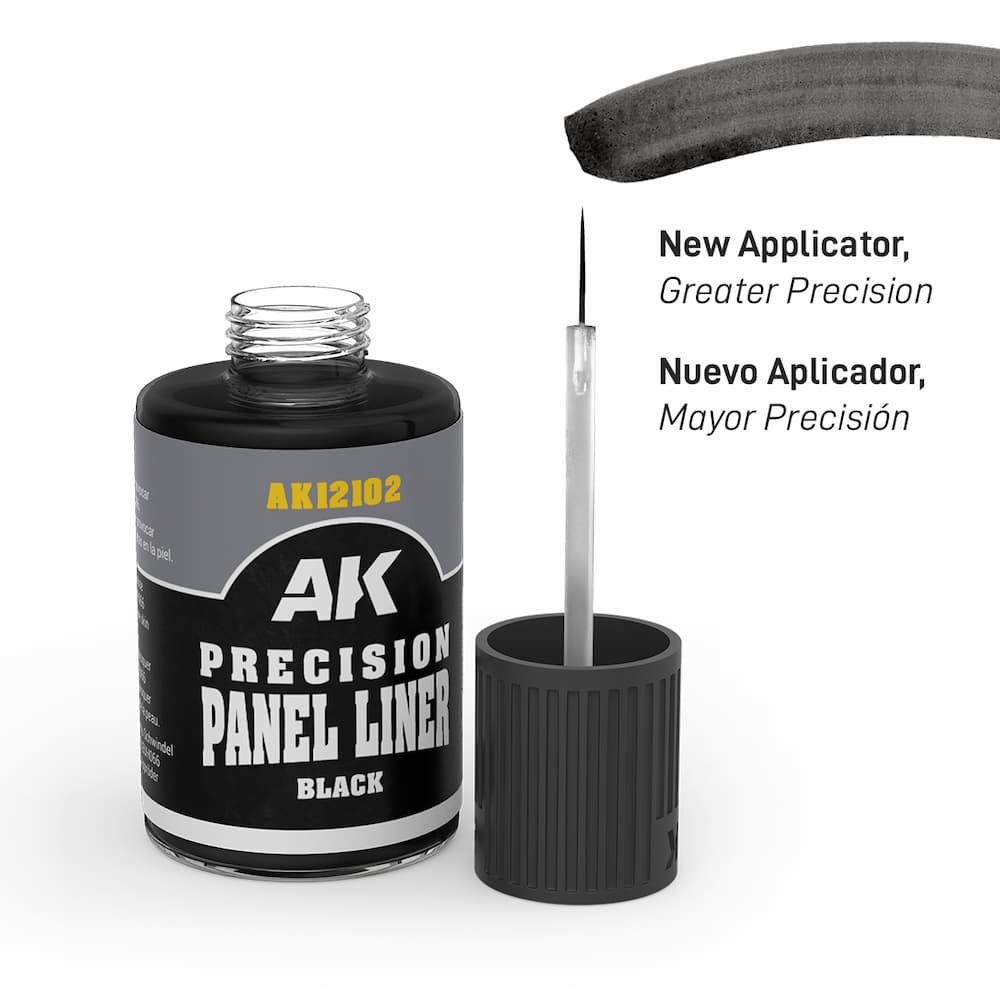 AK Interactive Precision Panel Liner Black Features