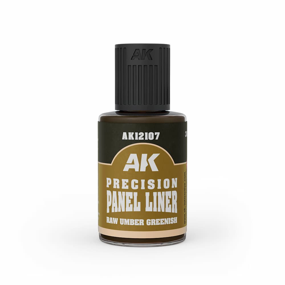 AK Interactive Precision Panel Liner Raw Umber Bottle