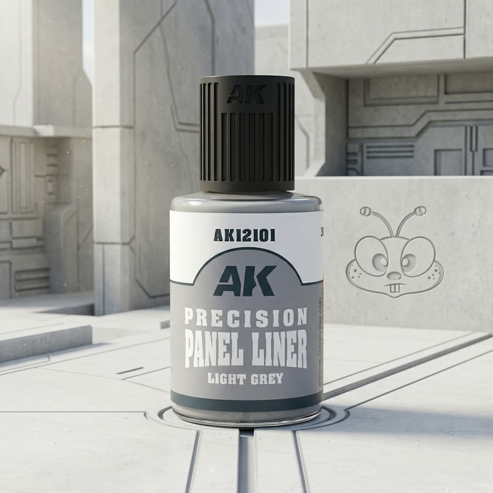 AK Interactive Precision Paneliner Light Grey
