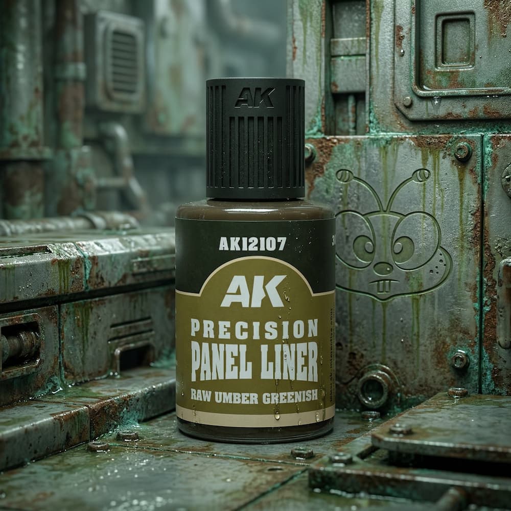AK Interactive Precision Paneliner Raw Umber