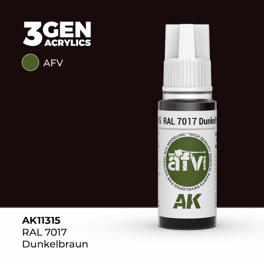 AK Interactive RAL 7017 DUNKELBRAUN AFV