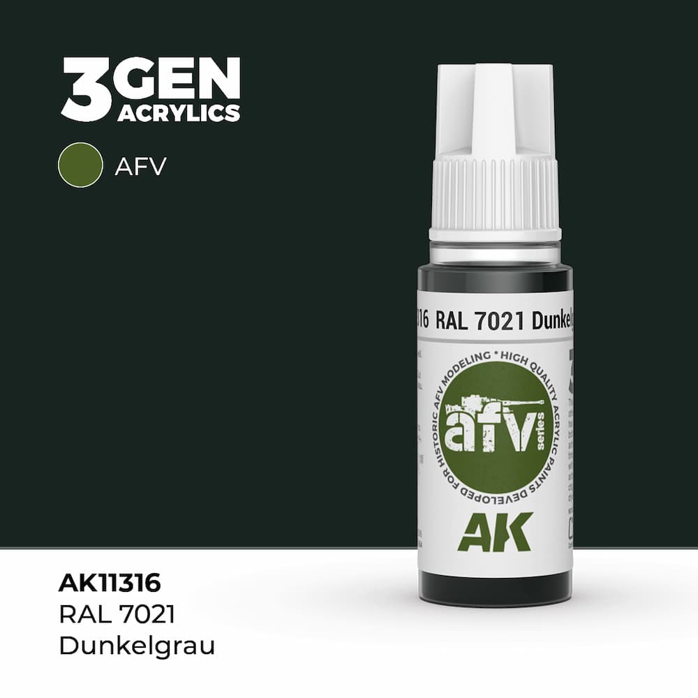 AK Interactive RAL070210DUNKELGRAU AFV