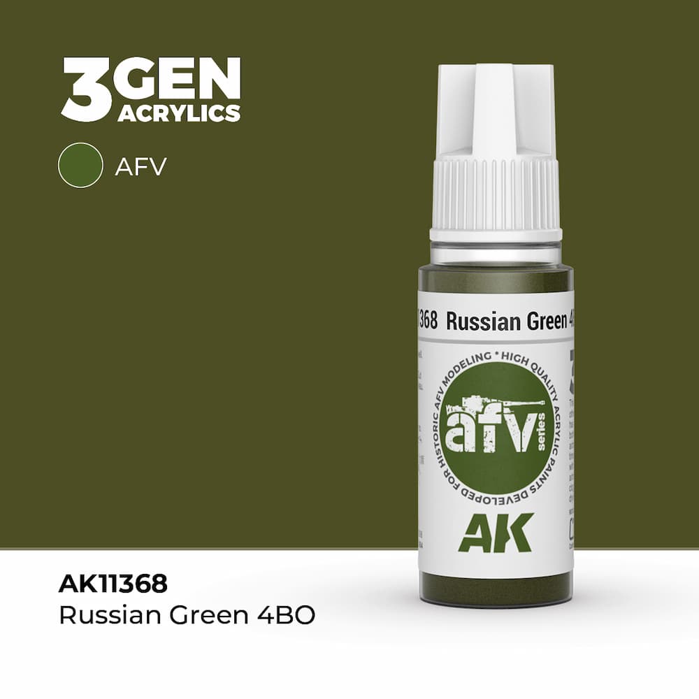 AK Interactive RUSSIAN GREEN 4BO AFV