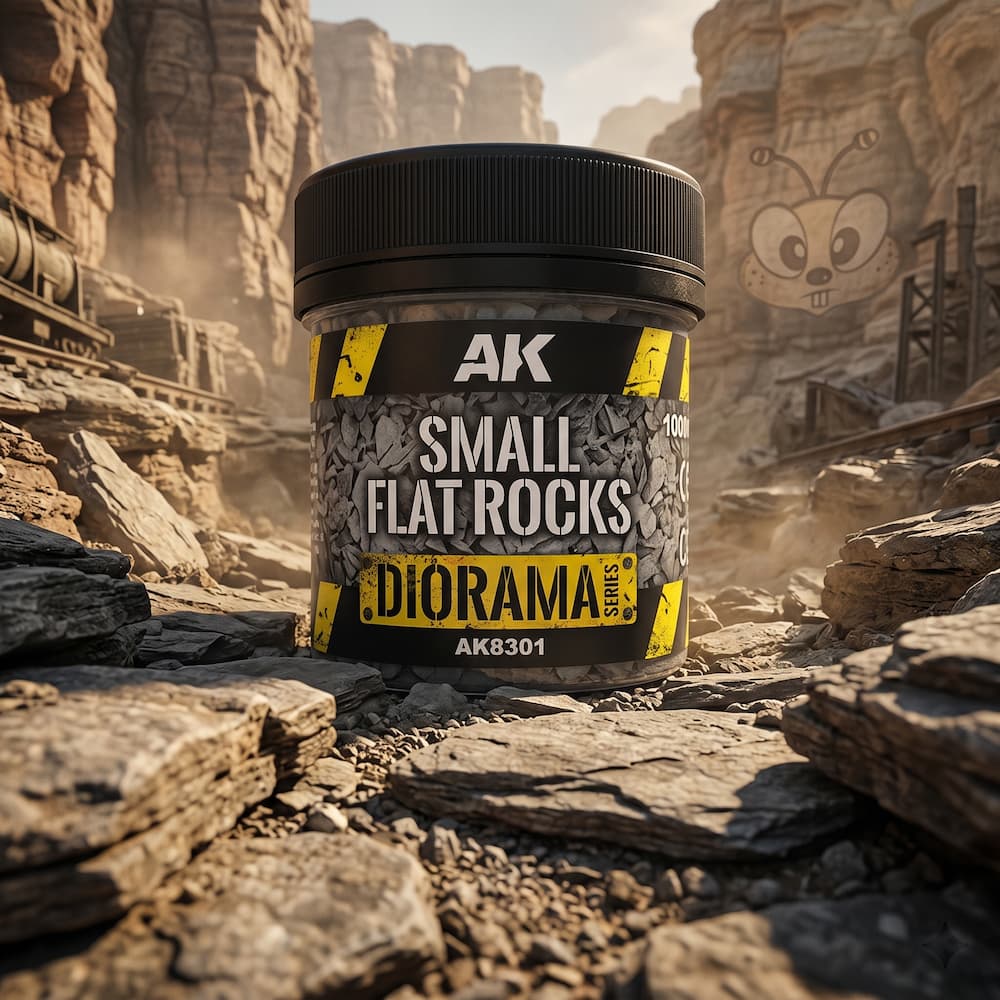 AK Interactive Small Flat Rocks AK8301