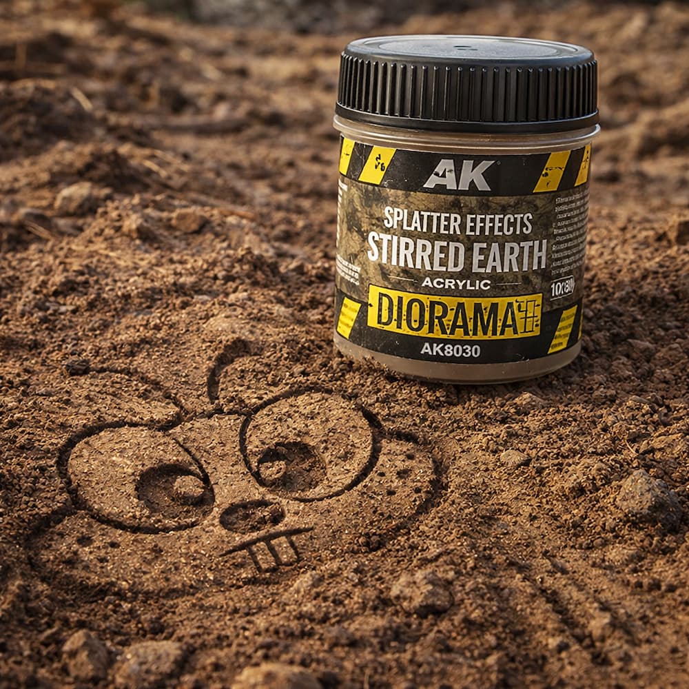 AK Interactive Splatter Effects Stirred Earth