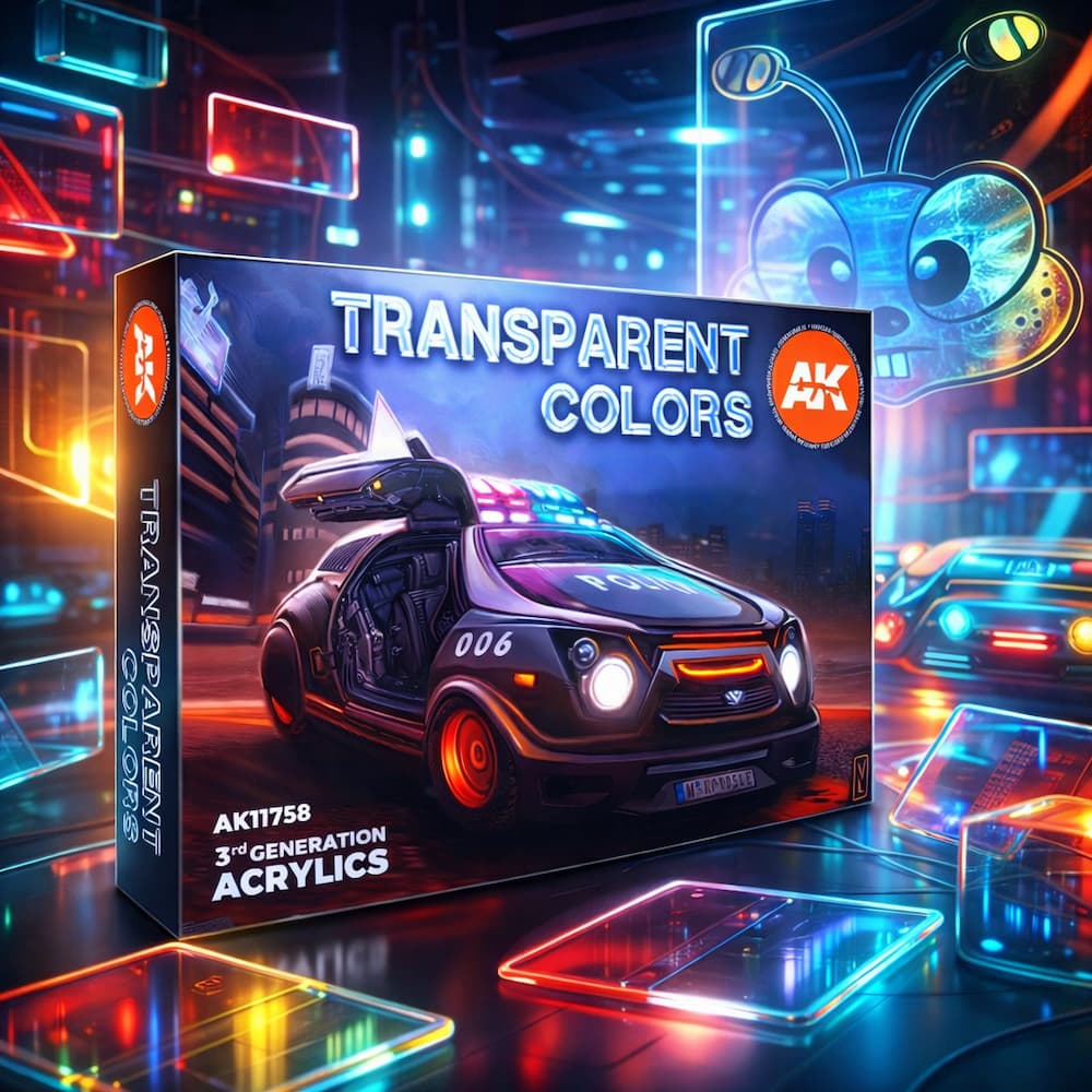 AK Interactive Transparent 3G Colors