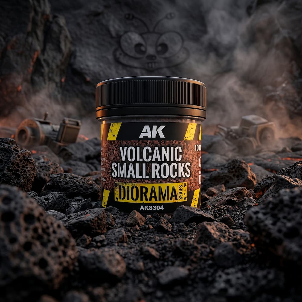 AK Interactive Volcanic Small Rocks Diorama AK8304