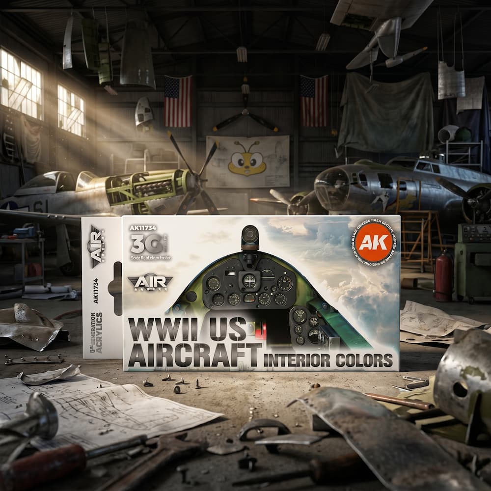 AK Interactive WWII US Aircraft Interior Colors