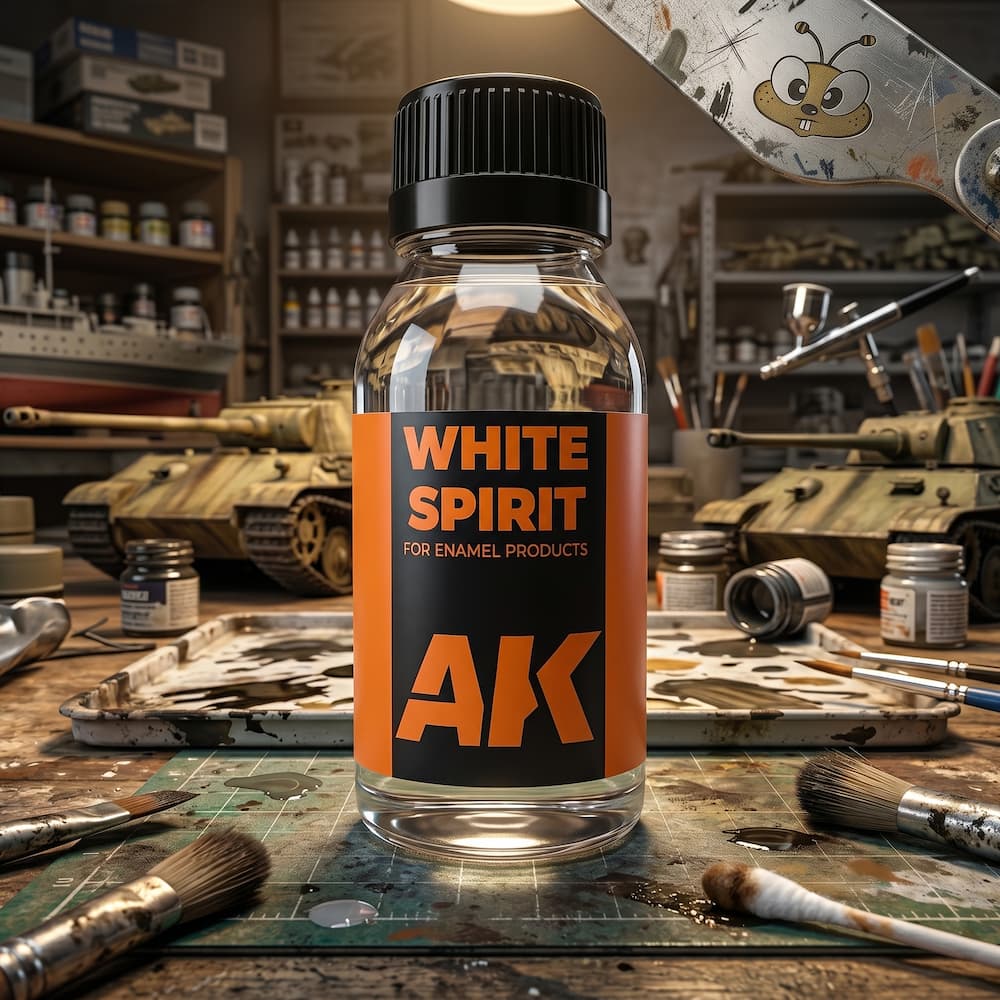 AK Interactive White Spirit 100ml Bottle