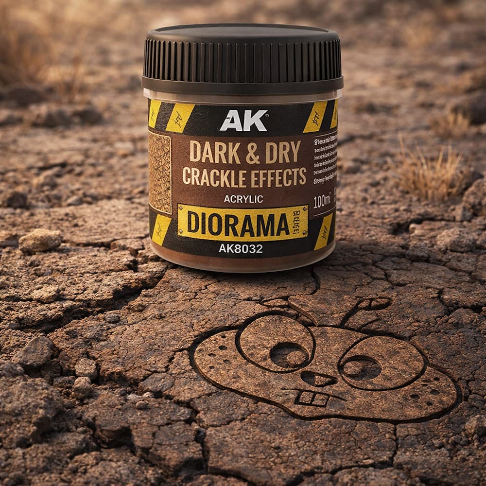 AK Interactive dark dry crackle effects