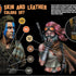 AK Interactive skin and leather colors set features