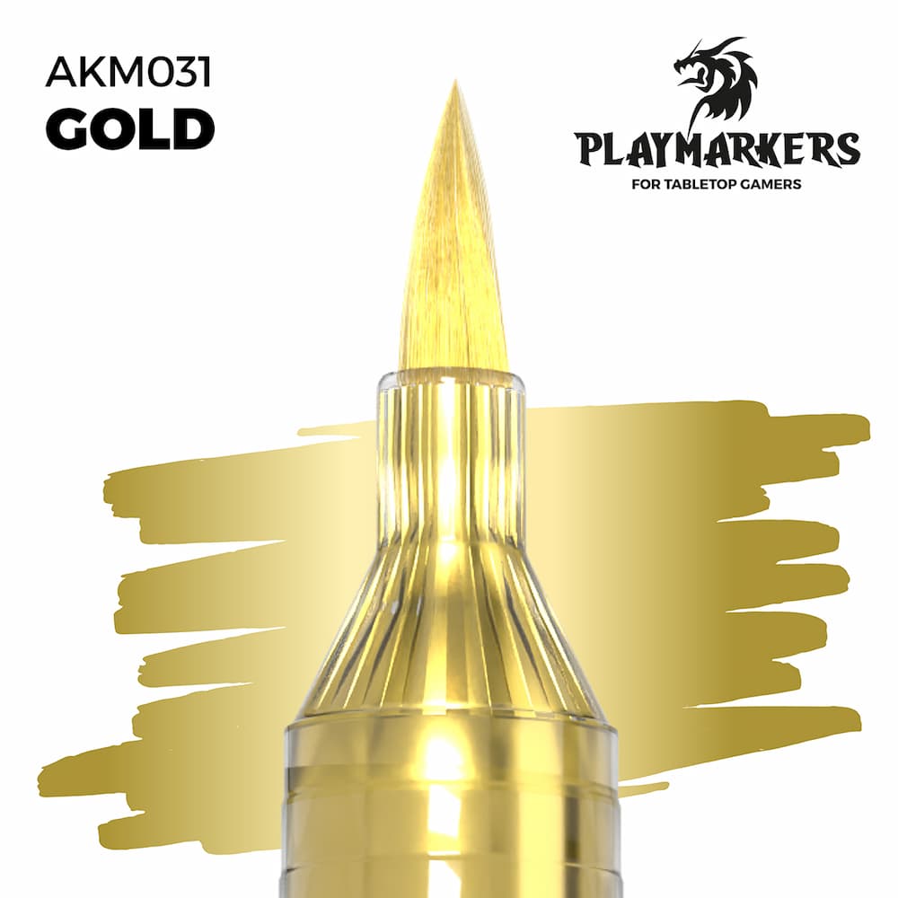 AK Playmarkers Gold Color Sample