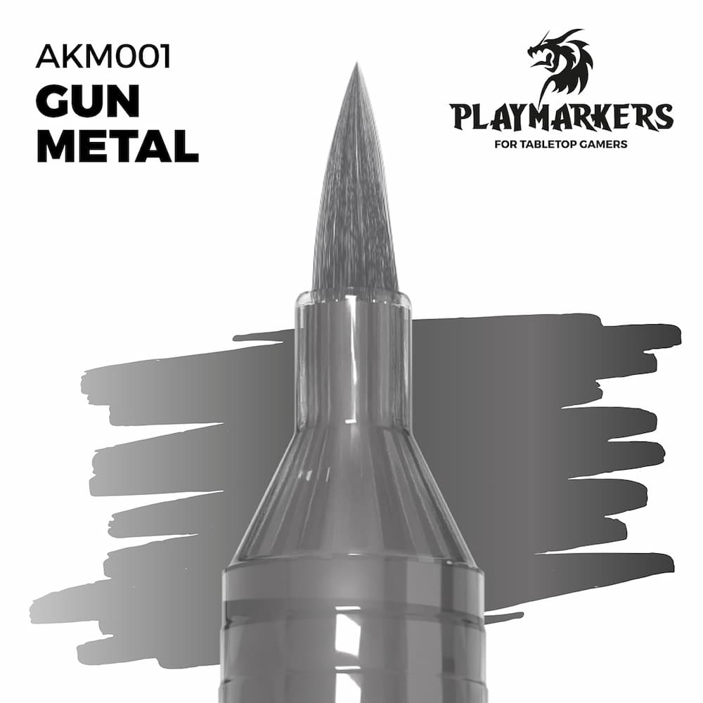 AK Playmarkers Gun Metal Color Sample