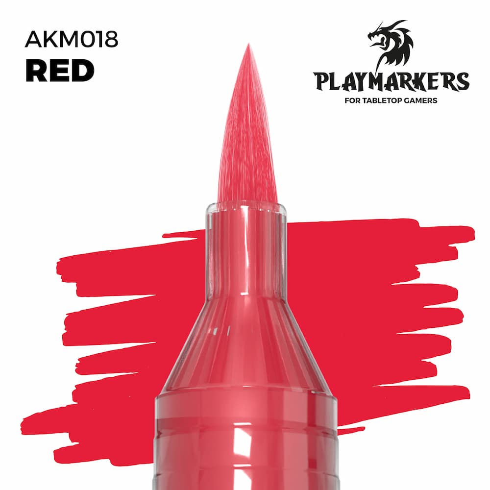 AK Playmarkers Red Color Sample
