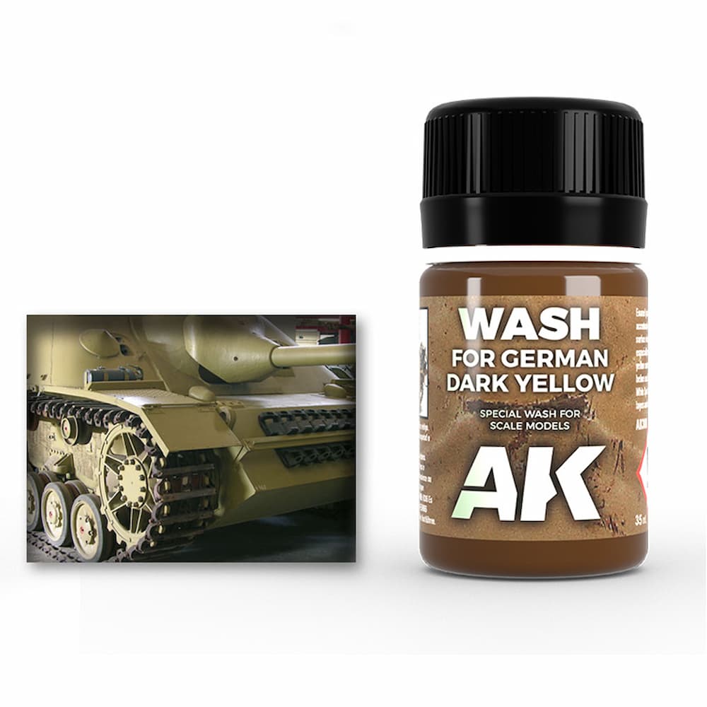 AK300 Dark Yellow Wash Packaging