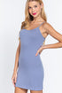 Active Basic Adjustable Strap Cami Dress Artic Blue Side