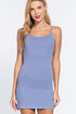 Active Basic Adjustable Strap Cami Dress Artic Blue