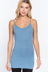 Active Basic Cami Adjustable Straps Blue