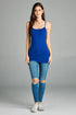Active Basic Cami Adjustable Straps Royalty Front