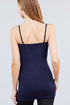 Active Basic Cami Adjustable Straps True Navy Back