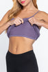 Active Basic Cotton Camisole Dusty Lavender Bra