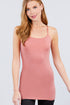 Active Basic Cotton Camisole Dusty Salmon