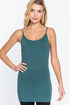 Active Basic Cotton Camisole Jade green angle