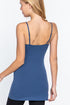 Active Basic Cotton Camisole Midnight Blue Back