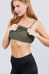 Active Basic Cotton Camisole True Olive Front