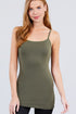 Active Basic Cotton Camisole True Olive
