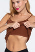Active Basic Cotton Camisole Truffle Front