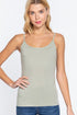 Active Basic Cropped Camisole Celadon