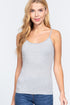 Active Basic Cropped Camisole Light Grey
