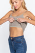 Active Basic Cropped Camisole Oyster Side
