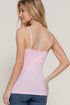 Active Basic Cropped Camisole Pale Pink Back