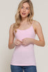 Active Basic Cropped Camisole Pale Pink Model