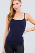 Active Basic Cropped Camisole True Navy Front