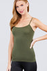 Active Basic Cropped Camisole True Olive