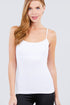 Active Basic Cropped Camisole White Model