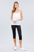 Active Basic Cropped Camisole White