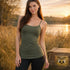 Active Basic Olive-Camisole 