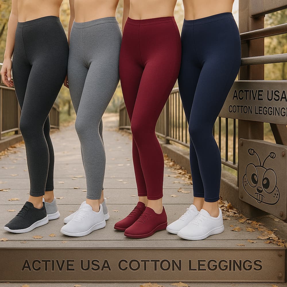 Active Basic Premium Cotton Leggings