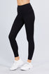Active Cotton Leggings Black Side