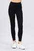 Active Cotton Leggings Black