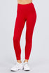 Active Cotton Leggings Bold Red