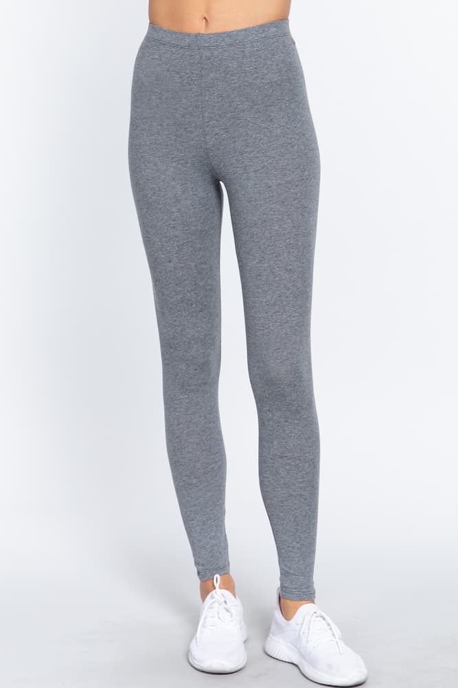Active Cotton Leggings Heather Model
