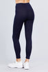 Active Cotton Leggings True Navy Back