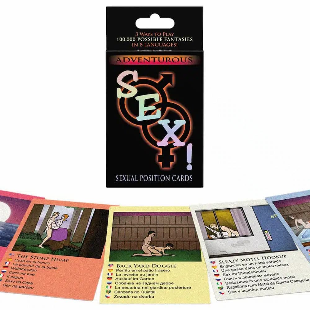 KHEPER GAMES A Year of Sex adult couples card game box, romantic year-long challenge deck