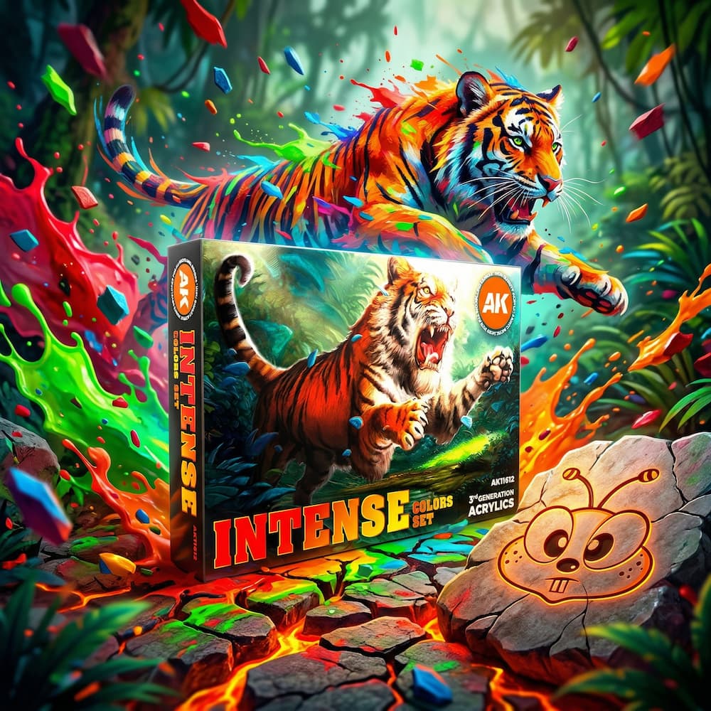 Ak Interactive 3g Intense Color Set